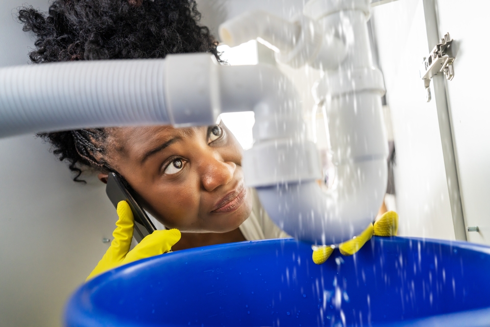 Leaky,sink,pipe,leaking.,water,leak,problem