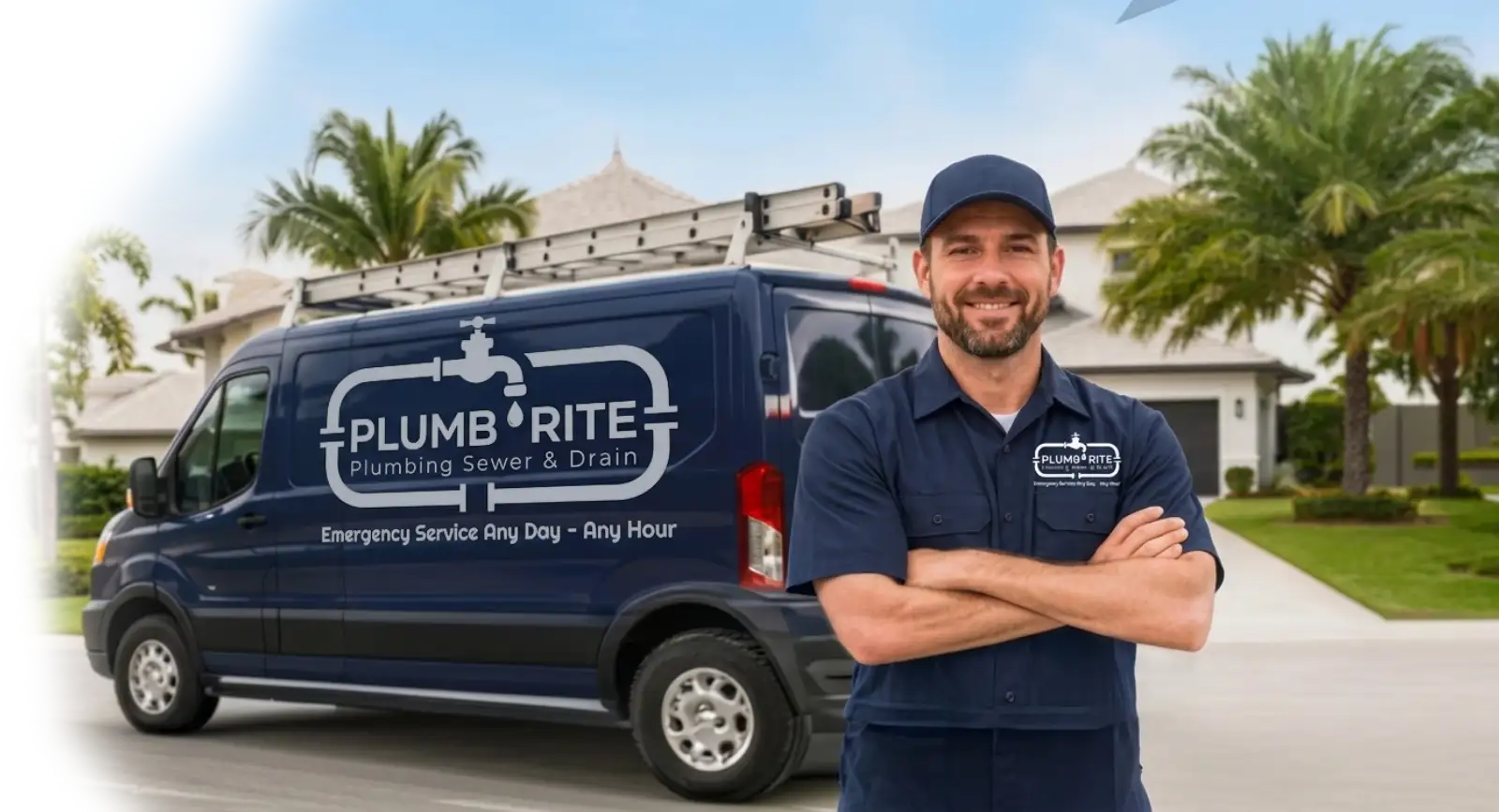 Plumbrite Plumbing Worker Van